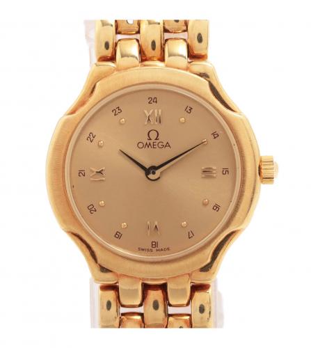 Omega Lady Champagne Gold watch