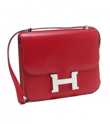 HERMES CONSTANCE 3 BOX CALF RED