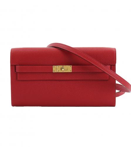 HERMES KELLY TO GO WALLET EPSON RUGE