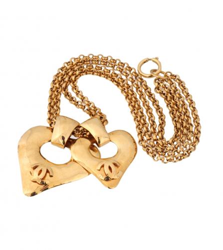 CHANEL HEART LONG NECKLACE