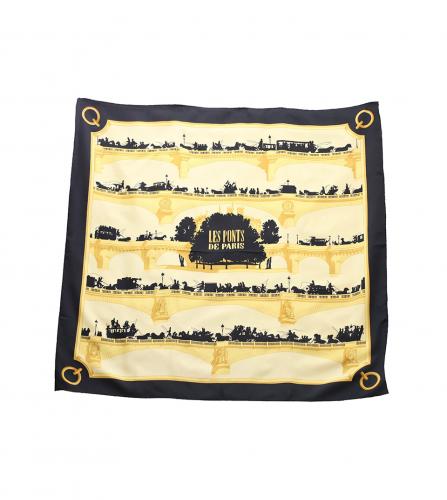 HERMES SILK SCARF LES PONTS DE PARIS