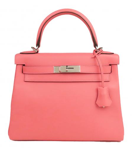 HERMES KELLY 28 EVERCOLOR ROSEPINK