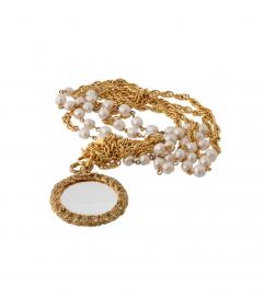 CHANEL LOUPE MAGNIFYING GLASS NECKLACE