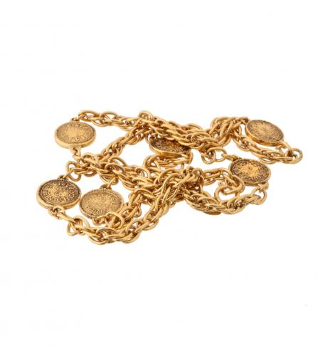 CHANEL COINS LONG NECKLACE