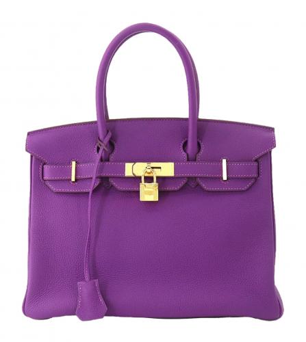 HERMES BIRKIN 30 TOGO ANEMONE