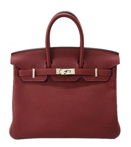 HERMES BIRKIN 25 TOGO ROUGE ASH