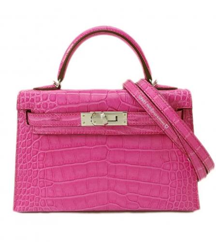 Hermès Amethyst Crocodile Porosus Lisse Birkin 30 QGB0Q2RLUB000