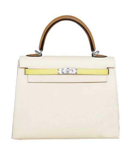 HERMES KELLY 25 SELLIER TRICOLORE
