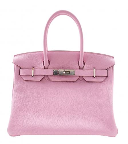 HERMES BIRKIN 30 CLEMENCE MAUVE SYLVESTRE