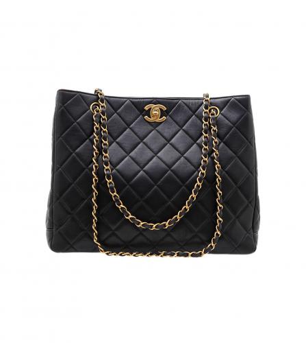 CHANEL BLACK TOTE BAG