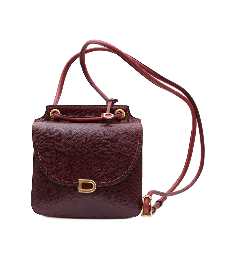DELVAUX BORDEAUX SHOULDER BAG VINTAGE PARIS