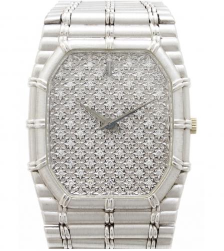 AUDEMARS PIGUET WHITE GOLD DIAMONDS WATCH