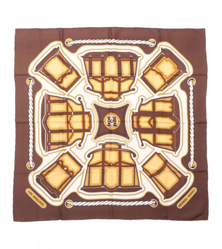 HERMES SILK SCARF CARRE  LES BERLINES