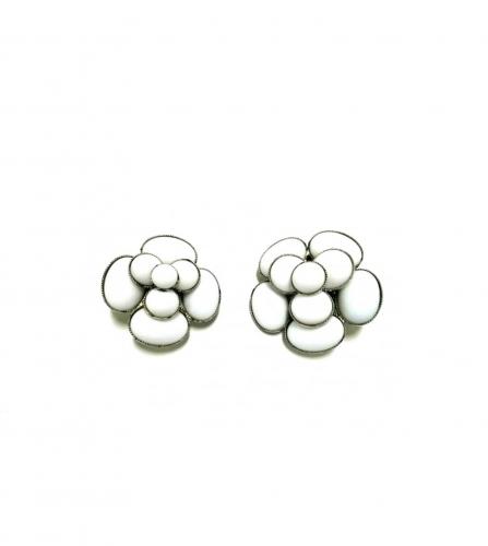 CHANEL CAMELIA EARRINGS