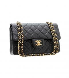 CHANEL DOUBLE FLAP BLACK