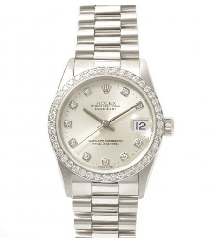 ROLEX DATEJUST DIAMOND WATCH