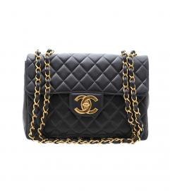 CHANEL JUMBO CHAIN SHOULDER BAG