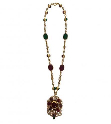 CHANEL GRIPOIX NECKLACE 1984