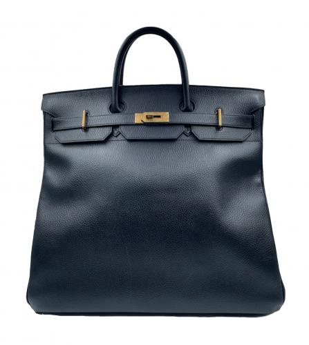 HERMES HAUT À COURROIES HAC 45 ARDENNES BLACK