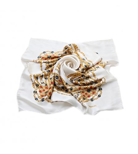 CHANEL SILK SCARF
