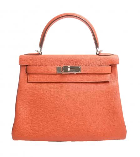 HERMES KELLY 28 TOGO ORANGE