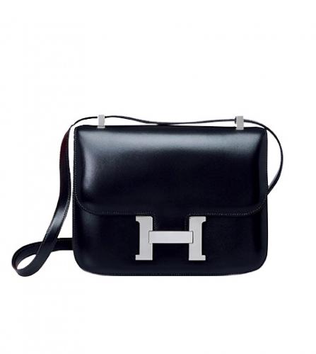 HERMES BLACK BOX CONSTANCE 19