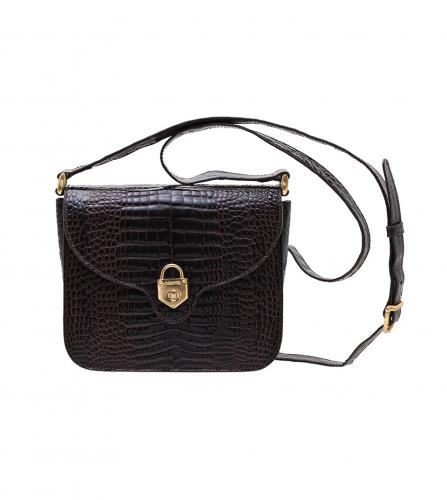 CELINE DARK BROWN CROCODILE