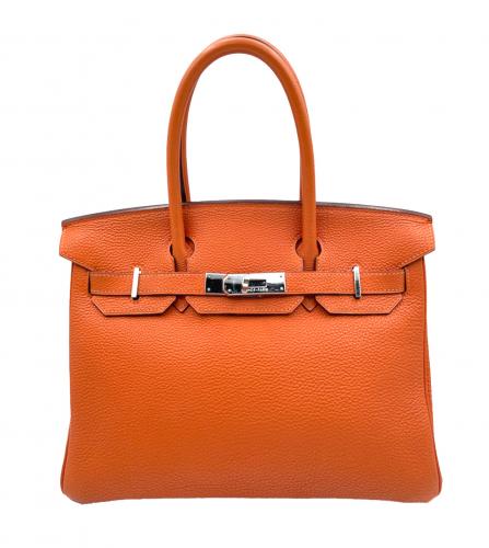 HERMES BIRKIN 30 TOGO ORANGE