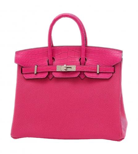 HERMES BIRKIN 25 CROCODILE TOGO FRANBOISE