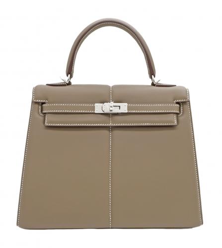 HERMES KELLY PADDED 25 SWIFT ETOUPE