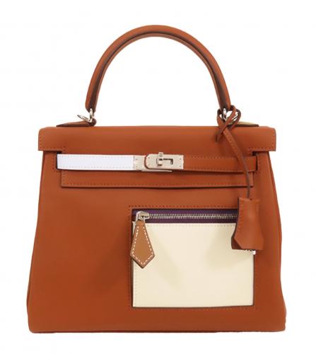 HERMES KELLY COLORMATIC 25 SWIFT BRICK