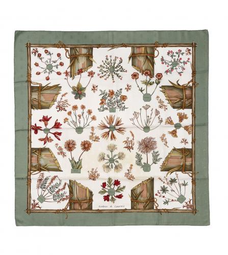 HERMES SILK SCARF HERBIER GAVARNIE