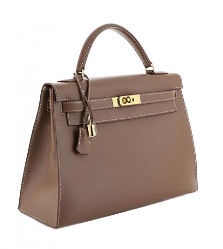 HERMES BROWN EVERGRAIN KELLY 32