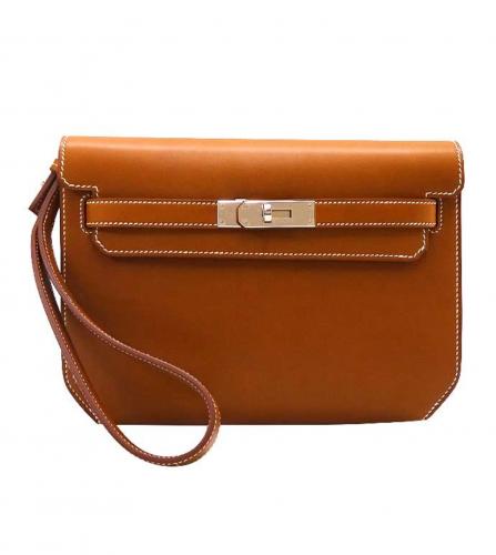 HERMES KELLY DEPECHE 25 BARENIA FAUVE