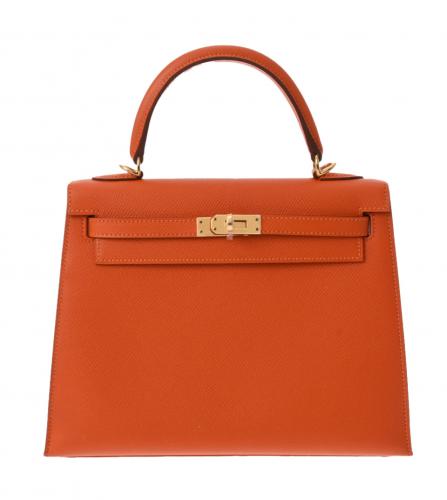 HERMES KELLY 25 EPSOM ORANGE