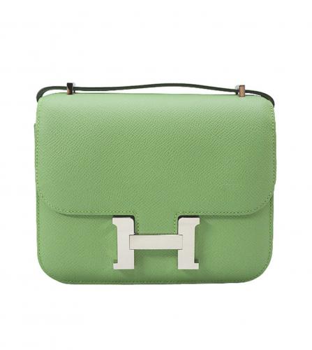 HERMES CONSTANCE EPSOM VERT CRIQUET