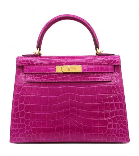 HERMES KELLY 28 NILOTICUS ROSE SCHEHERAZADE