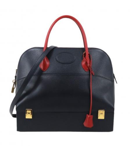 HERMES MACPHERSON COURCHEVEL RED NAVY