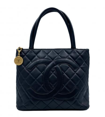 CHANEL BLACK TOTE BAG