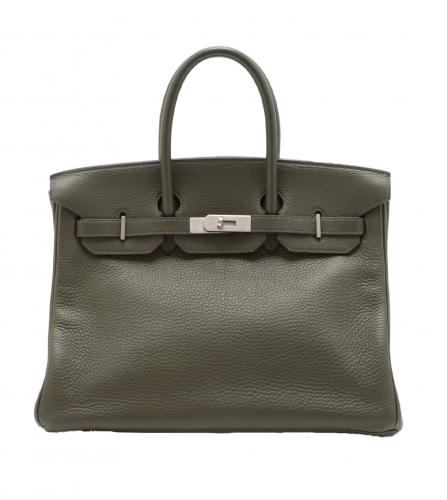 Hermes Birkin 35 Taurillon Clemence Canopee