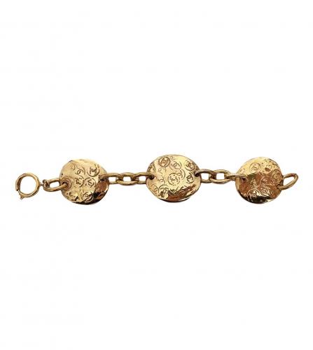 CHANEL GOLD COIN BRACELET