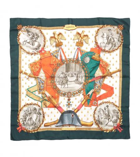 HERMES SILK SCARF NAPOLEON | VINTAGE PARIS