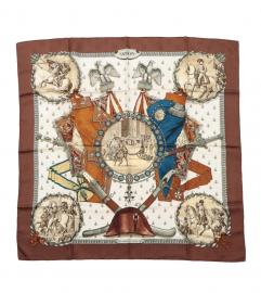 HERMES SILK SCARF NAPOLEON