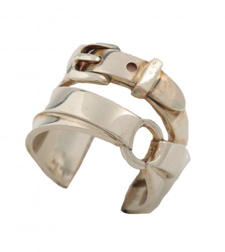 HERMES SILVER RING