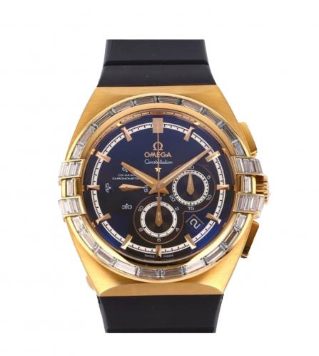 Omega constellation double eagle rubber strap on sale