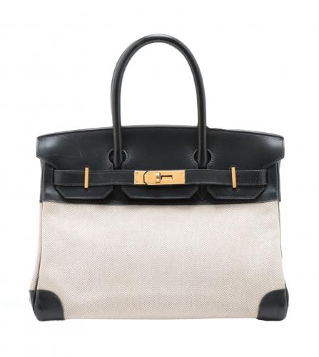 Hermes Birkin 30 Box Calf Black