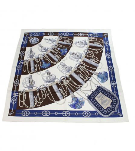 HERMES SILK SCARF 90 CARRE TWILL