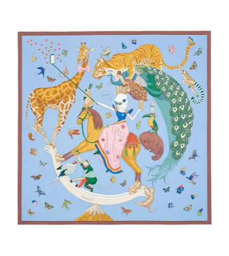 HERMES SILK SCARF 90 HERMES STORY