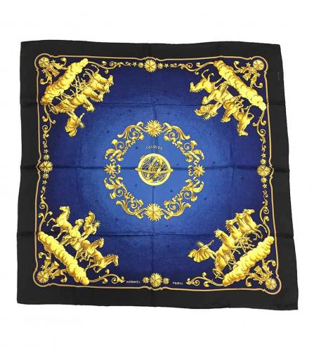 HERMES SILK SCARF 90 COSMOS