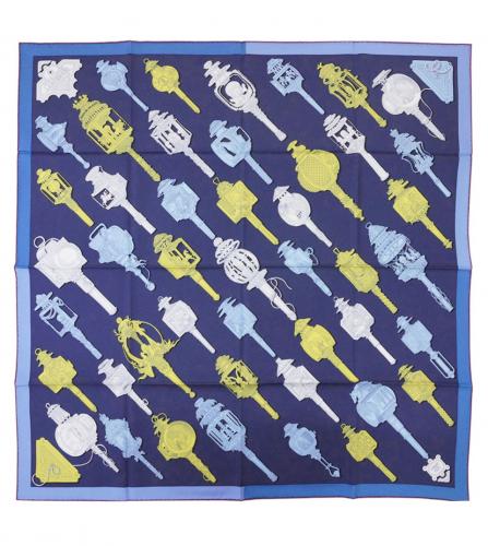 HERMES SILK SCARF 90 MERVEILLEUSES LANTERNS